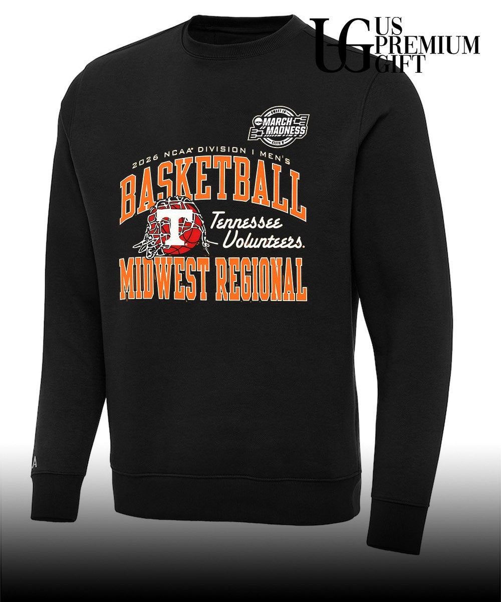 Tennessee Volunteers basketball NCAA Division I March Madness Midwest Regional 2026 shirt