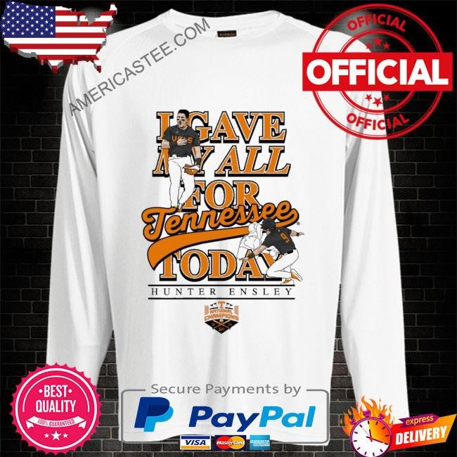 Tennessee Youth hunter ensley give my all shirt