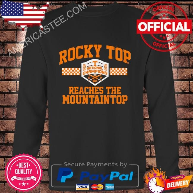 Tennessee baseball rocky top reaches the mountaintop shirt