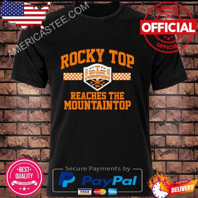 Tennessee baseball rocky top reaches the mountaintop shirt