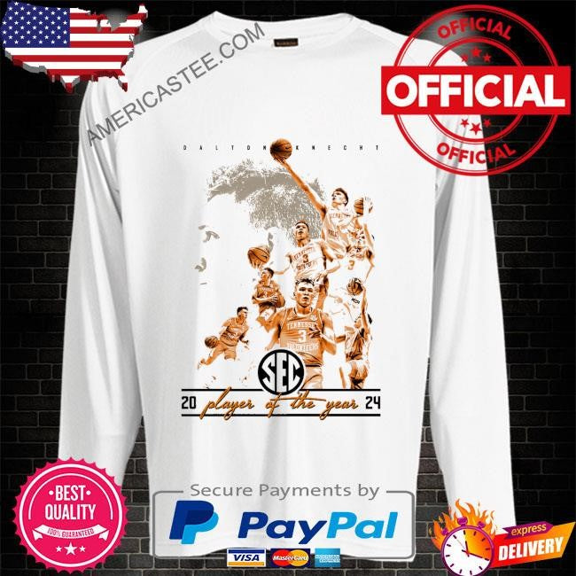 Tennessee comfort colors dalton knecht player of the year shirt
