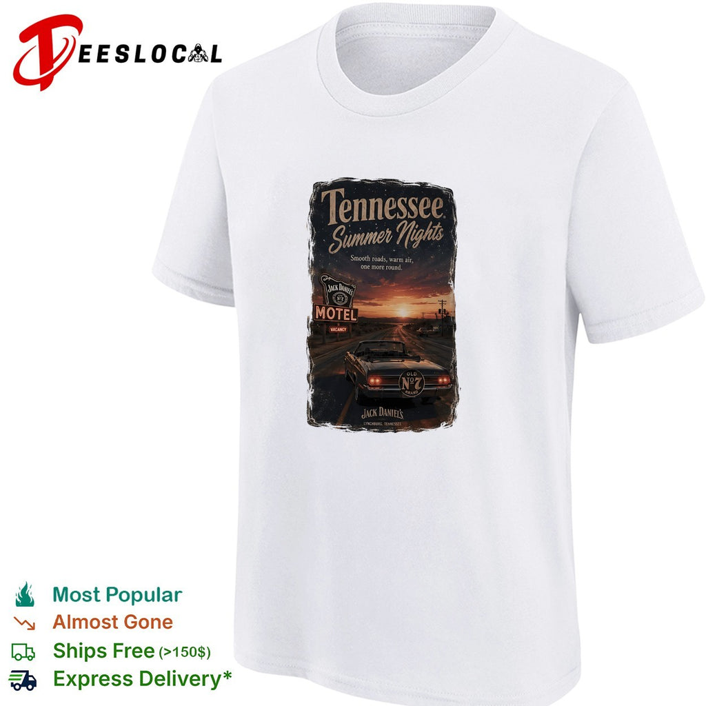Tennessee summer nights Jack Daniel’s Motel smooth roads warm air shirt