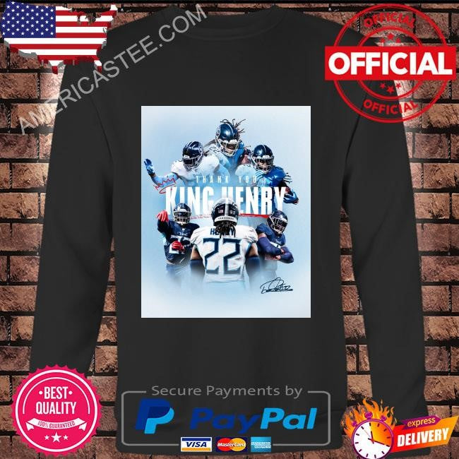 Tennessee titans thanks for the memories derrick henry shirt