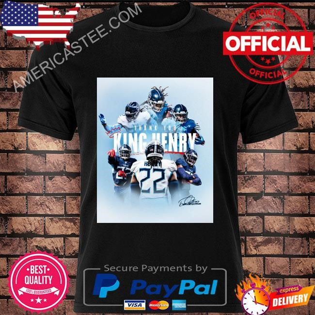 Tennessee titans thanks for the memories derrick henry shirt