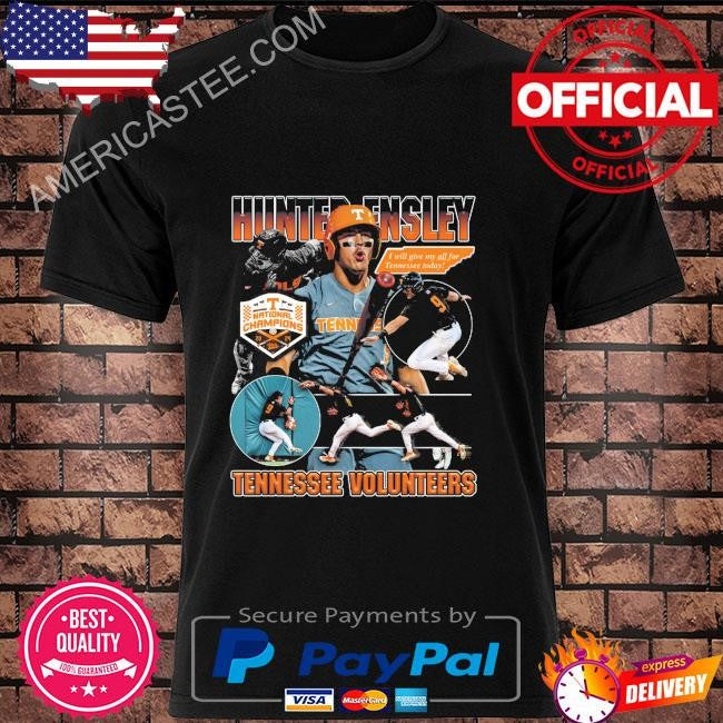 Tennessee volunteers Hunter ensley vintage icon shirt