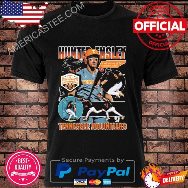 Tennessee volunteers Youth hunter ensley vintage icon shirt