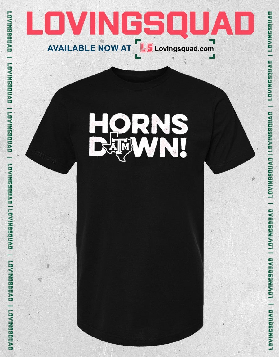Texas A&M Aggie Horns Down shirt