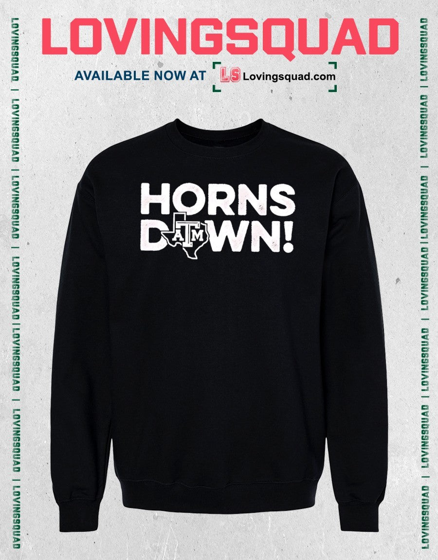 Texas A&M Aggie Horns Down shirt
