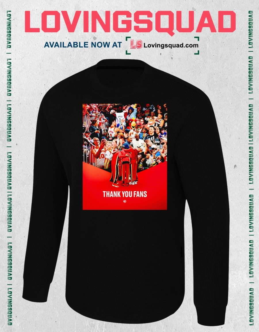 Thank You Atlanta Hawks team 2026 NBA playoffs poster shirt