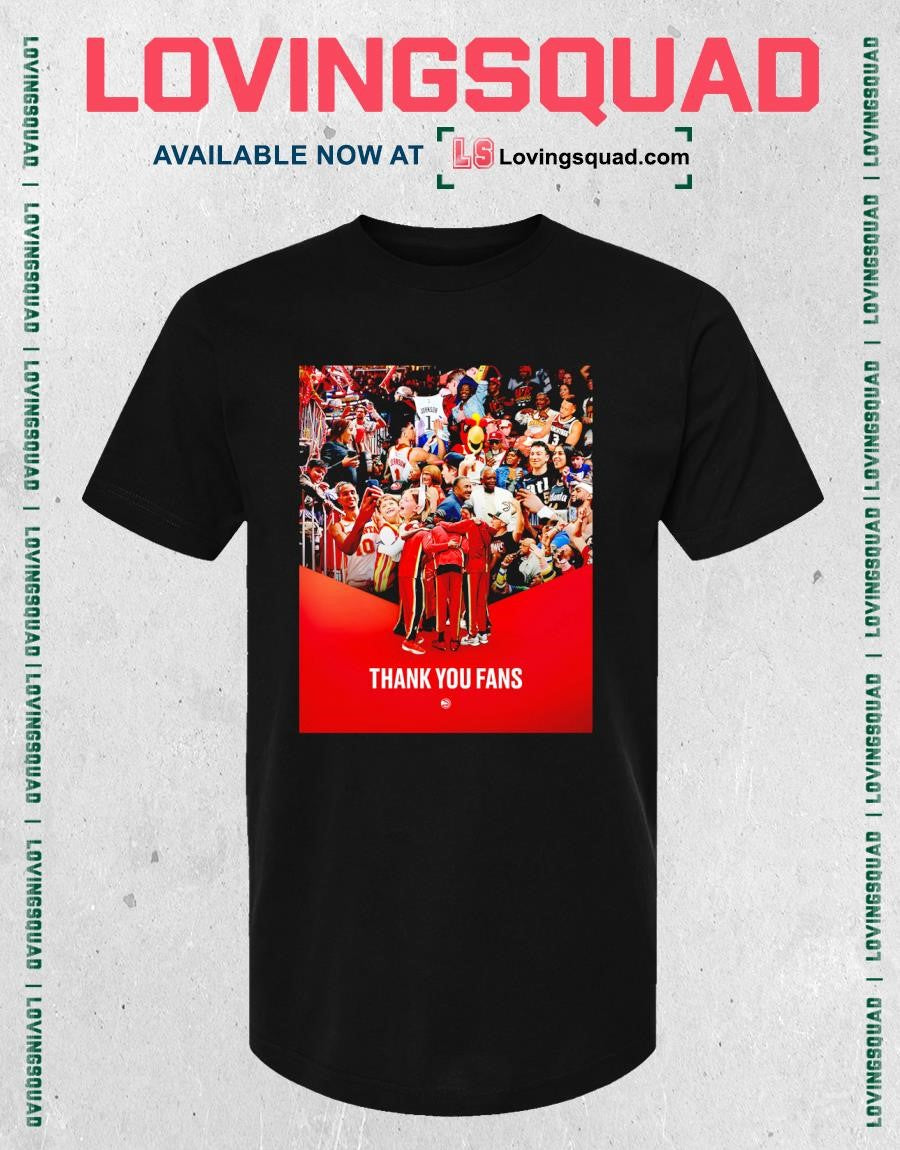 Thank You Atlanta Hawks team 2026 NBA playoffs poster shirt