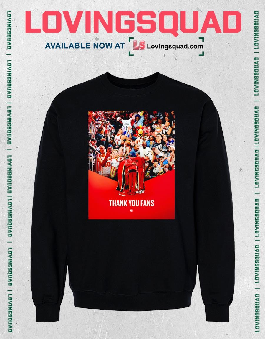 Thank You Atlanta Hawks team 2026 NBA playoffs poster shirt