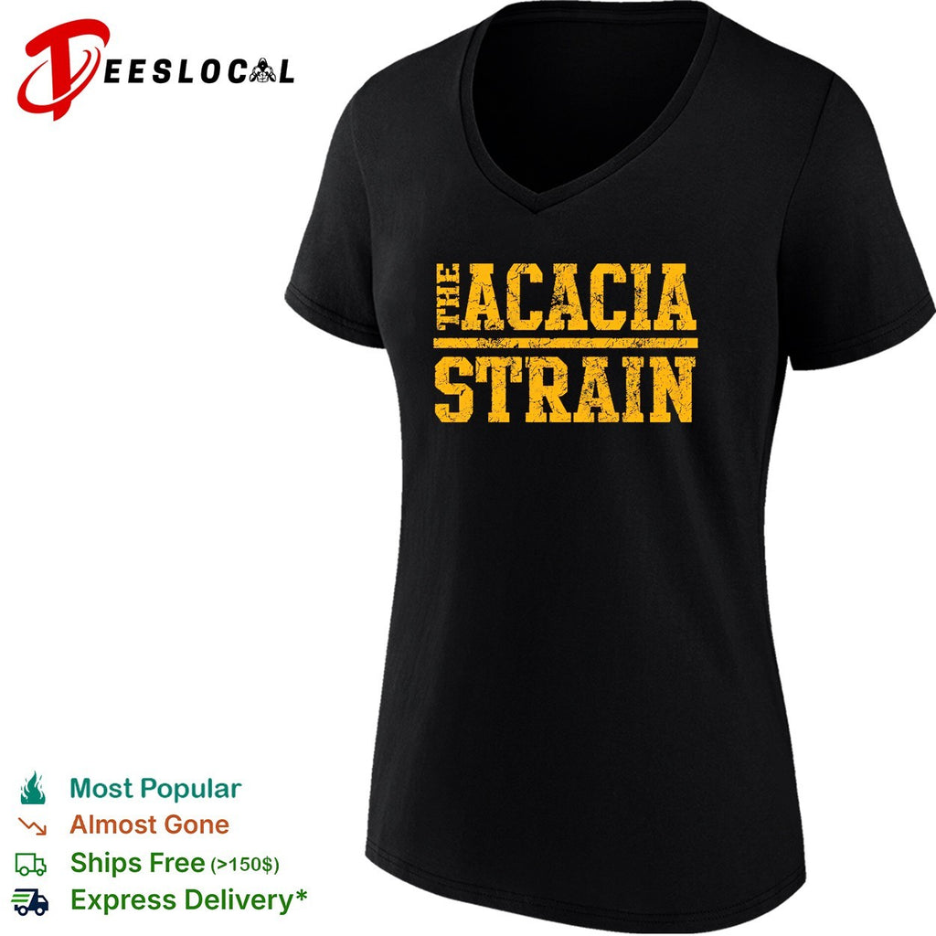 The Acacia Strain bold distressed text shirt