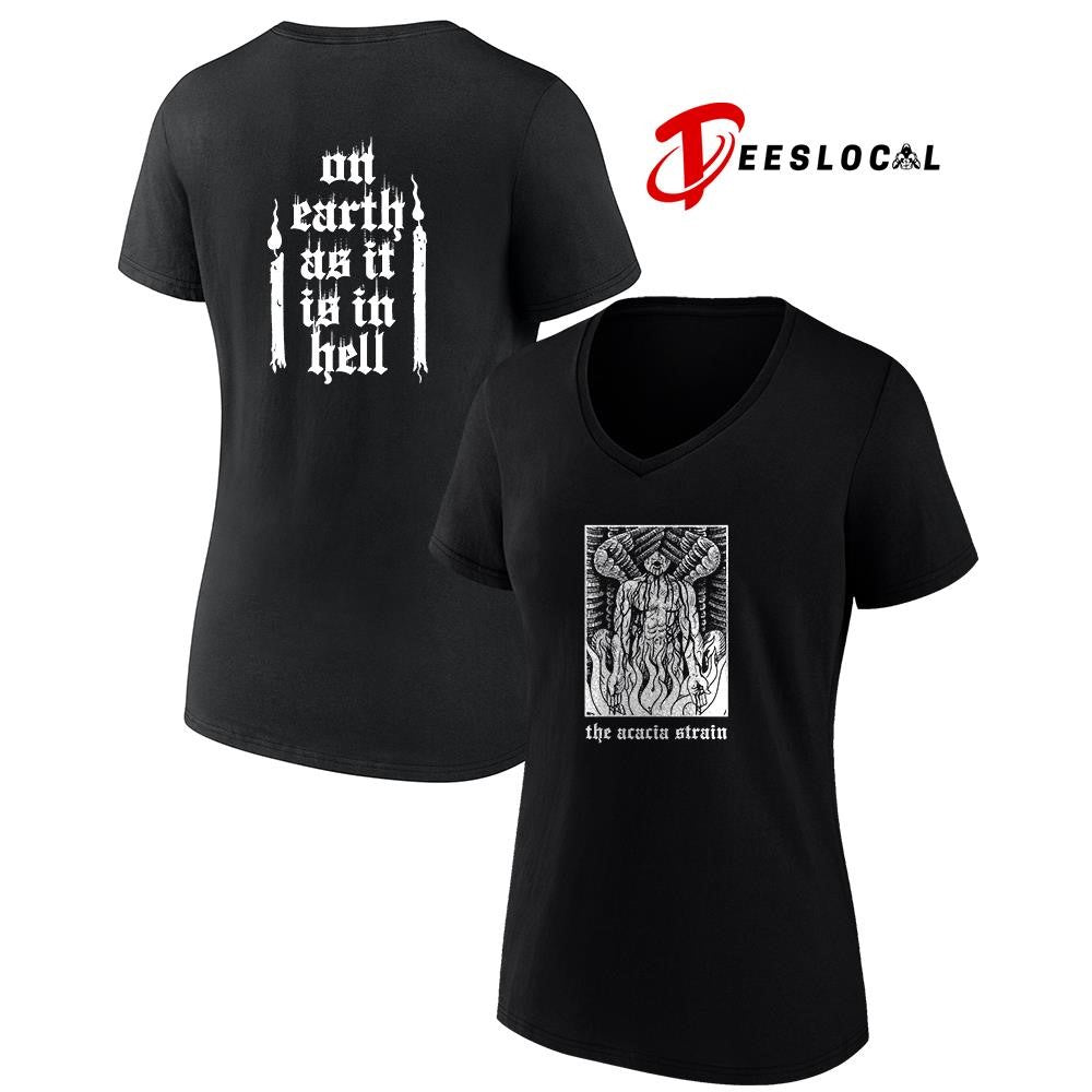 The Acacia Strain on earth as it is in hell graphic shirt