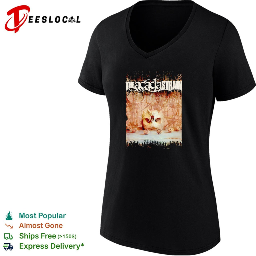 The Acacia Strain skull virus spikes dead wall shirt