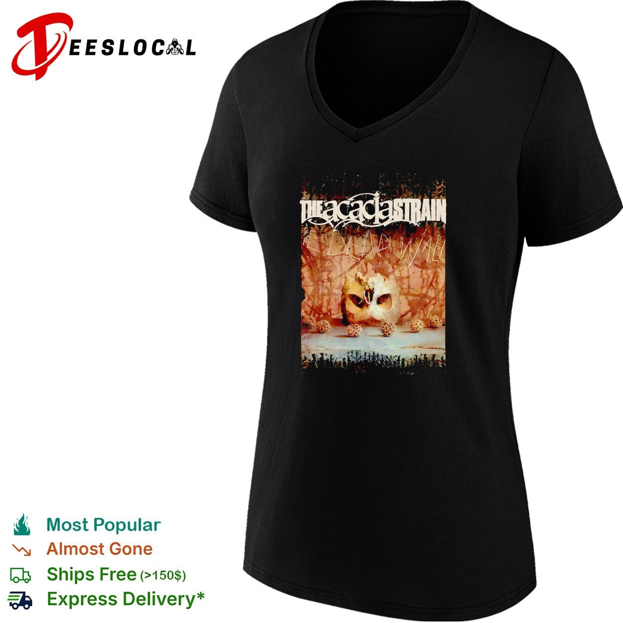 The Acacia Strain the dead walk owl skull shirt