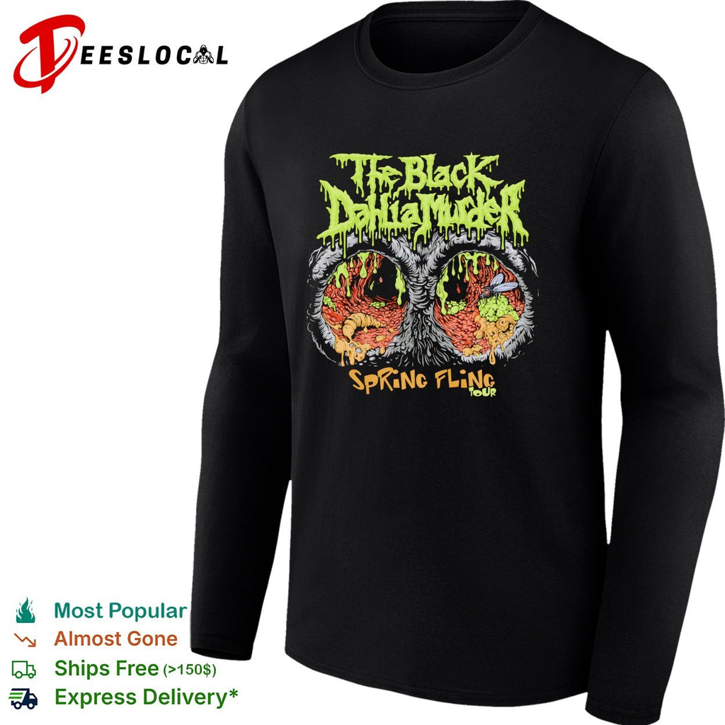 The Black Dahlia Murder Spring Fling Tour melting eye monster shirt