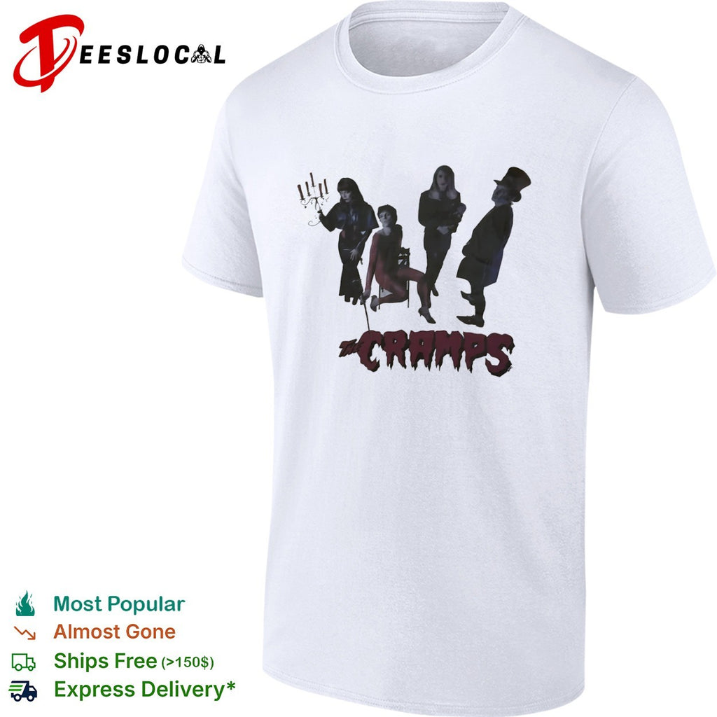 The Cramps band group gothic candles shirt