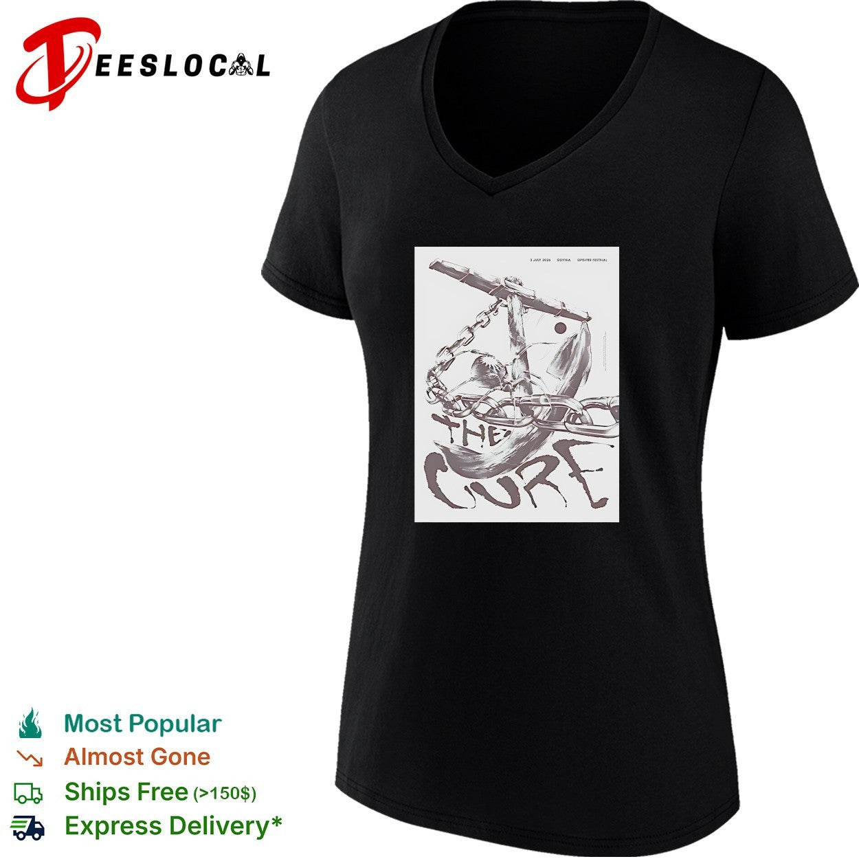 The Cure Gdynia Poland Open’er Festival On 3 July 2026 shirt