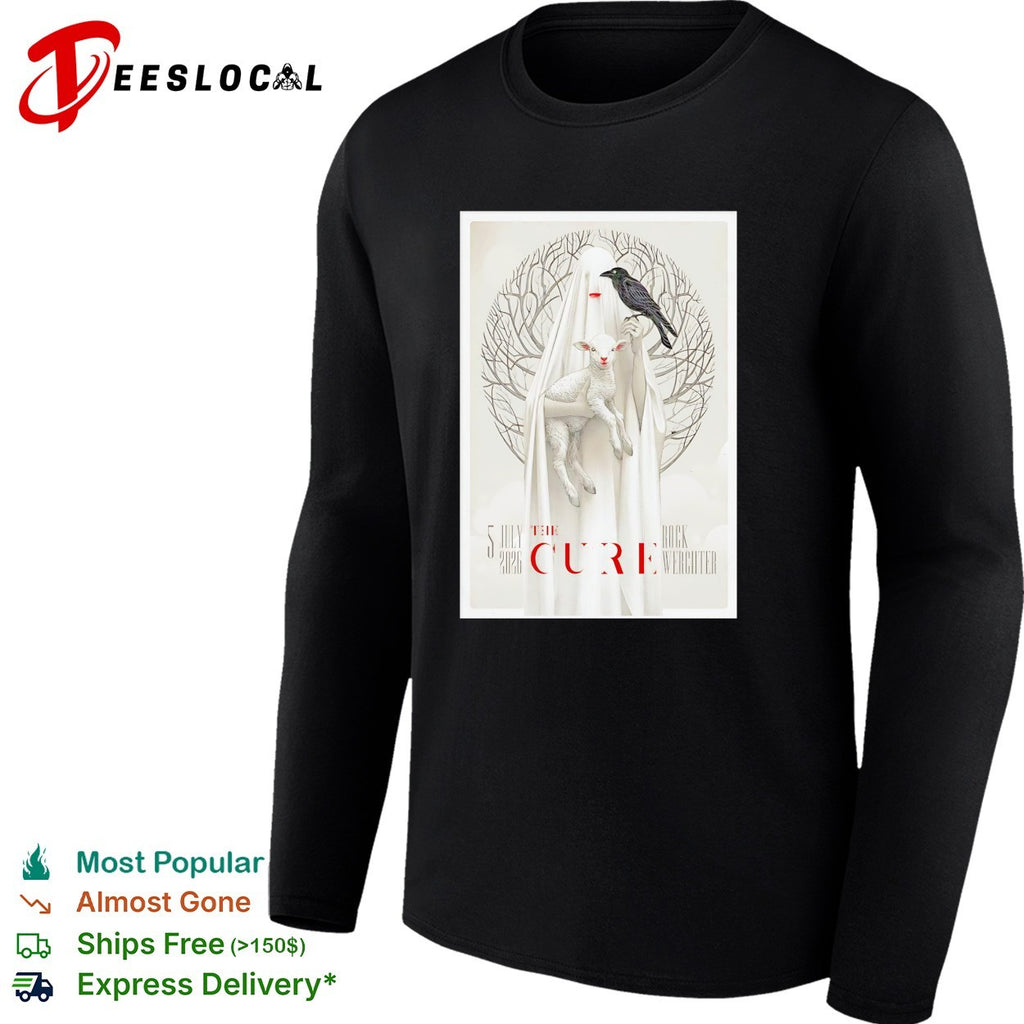 The Cure Rock Werchter July 5 2026 ghost holding lamb and raven concert shirt