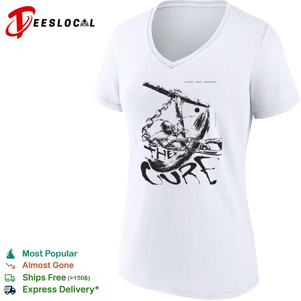 The Cure anchor 3 July 2026 Gdynia Opener Festival shirt