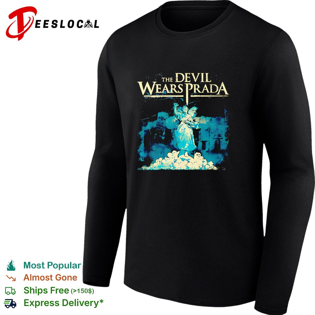 The Devil Wears Prada angel skulls shirt