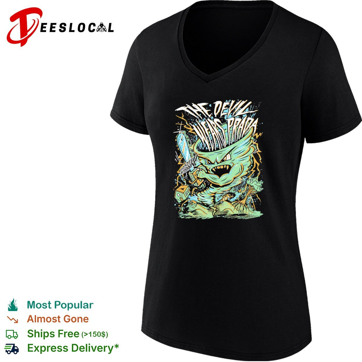 The Devil Wears Prada chainsaw tornado shirt
