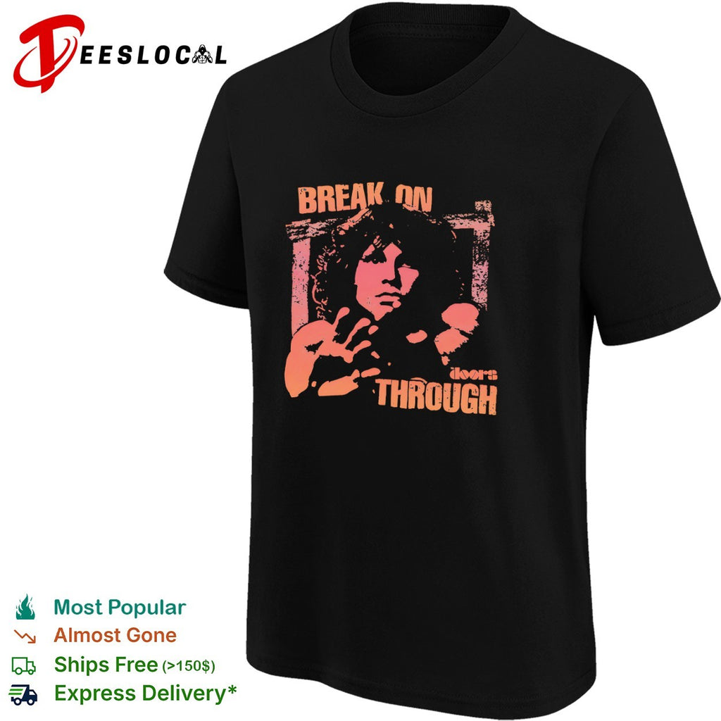 The Doors break on through portrait shirt