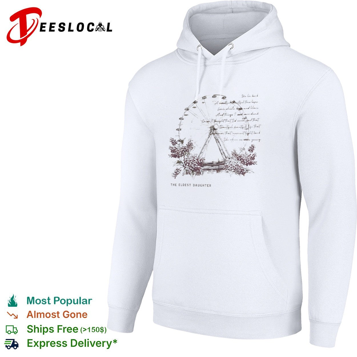 The Eldest Daughter We lie back a beautiful beautiful time lapse ferris wheels shirt