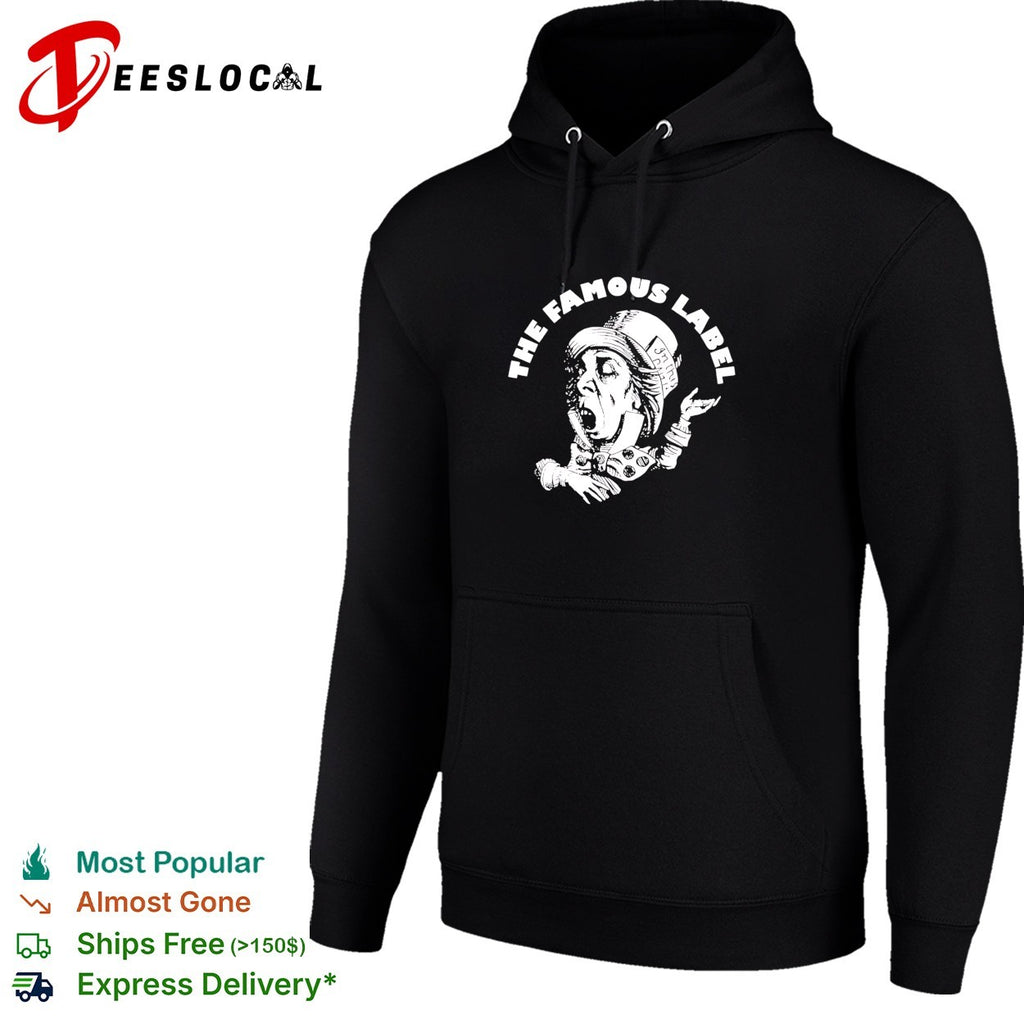 The Famous Label Mad Hatter screaming circle shirt