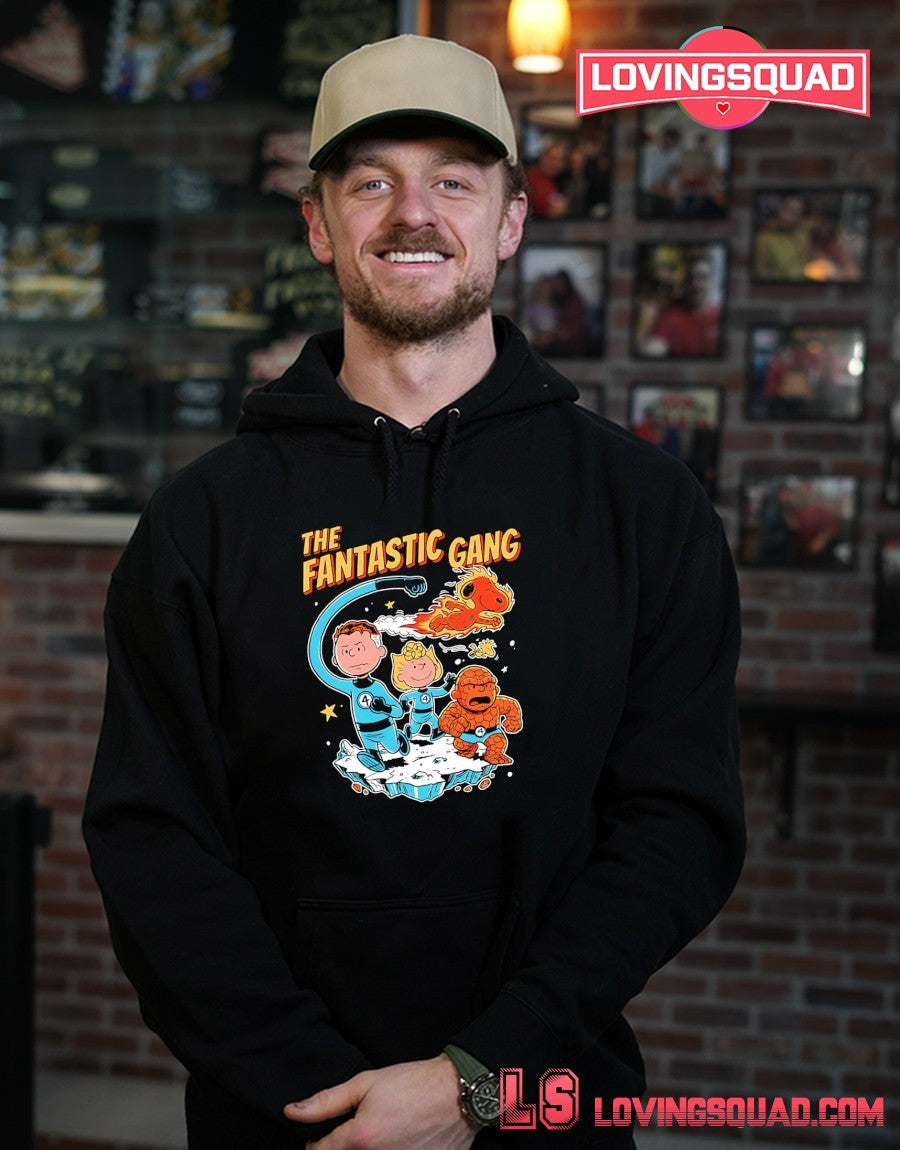 The Fantastic Gang Peanuts & Fantastic Four Shirt