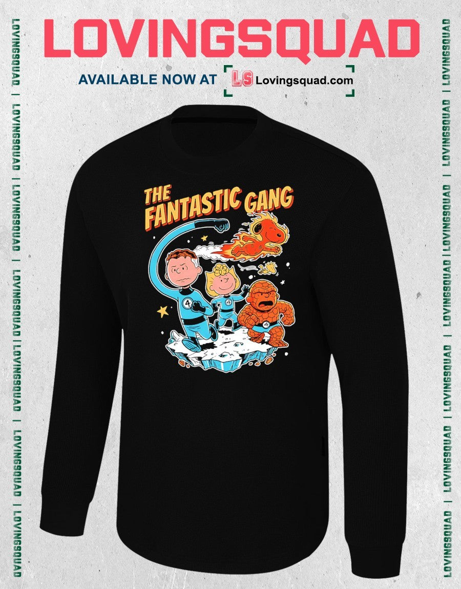 The Fantastic Gang Peanuts & Fantastic Four Shirt