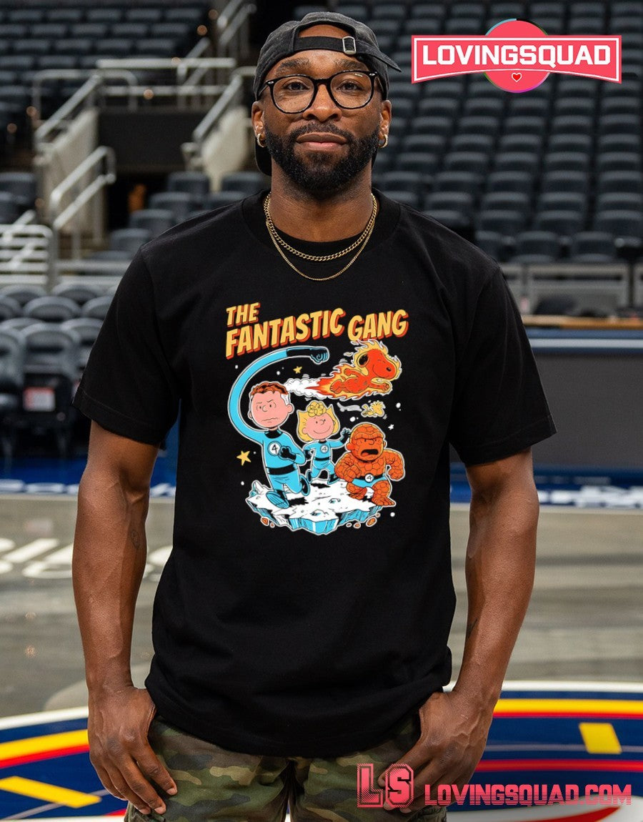 The Fantastic Gang Peanuts & Fantastic Four Shirt