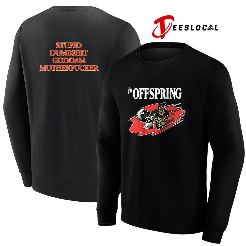The Offspring stupid dumbshit Goddam motherfucker graphic shirt