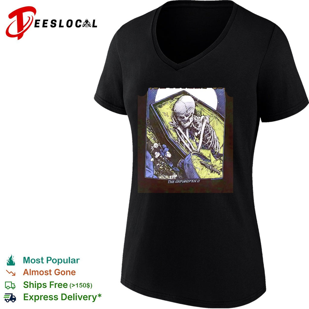 The Unforgiven II skeleton coffin shirt