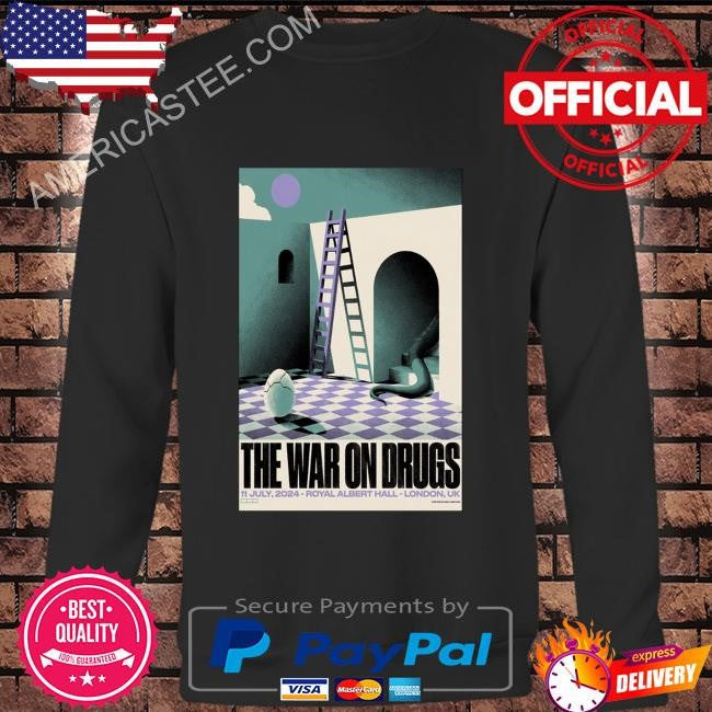 The War On Drugs London UK 2024 July 12 Royal Albert Hall Event shirt