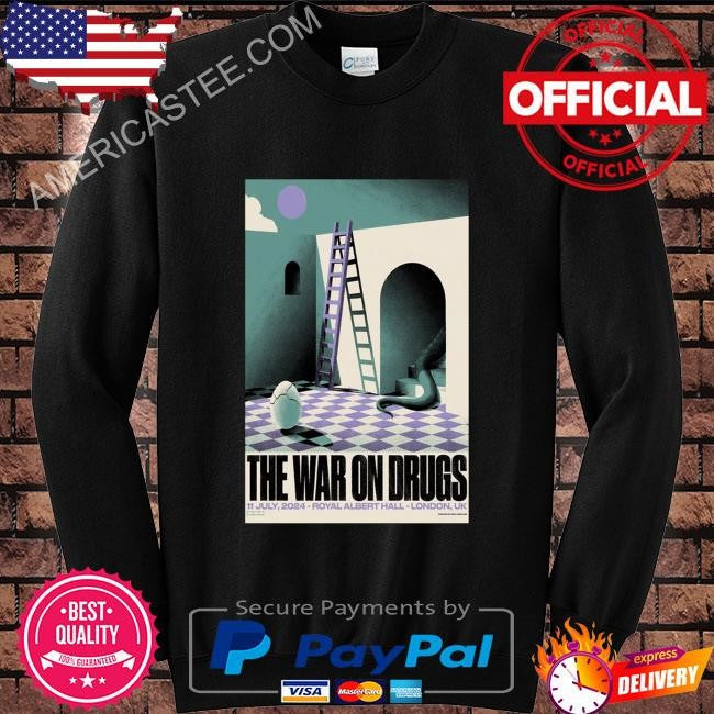 The War On Drugs London UK 2024 July 12 Royal Albert Hall Event shirt