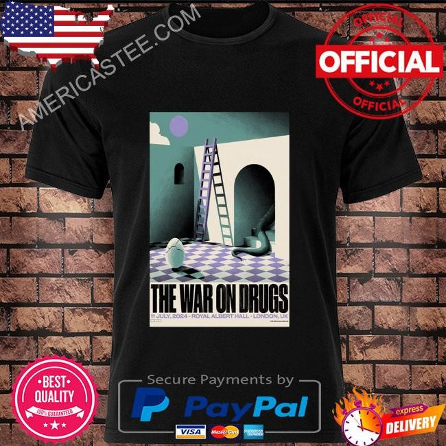 The War On Drugs London UK 2024 July 12 Royal Albert Hall Event shirt