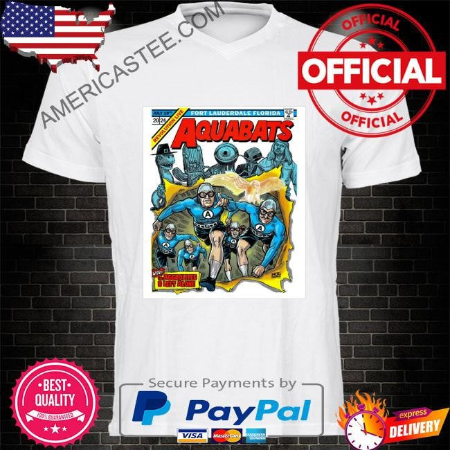 The aquabats tour in ft lauderdale fl on july 19 2024 poster shirt