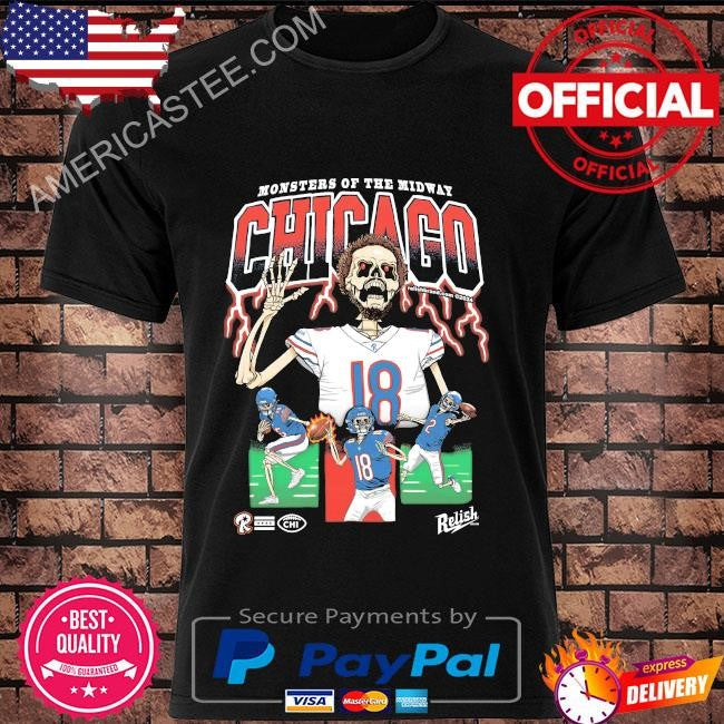 The claw – chicago football – monsters of the midway shirt