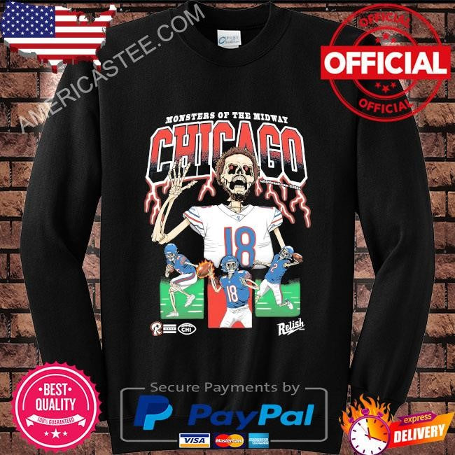 The claw monsters of the midway chicago football shirt