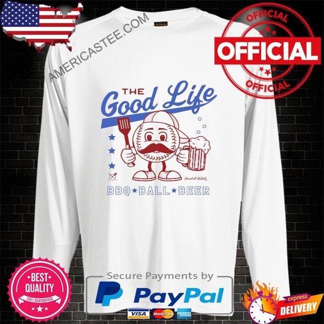 The good life – baseball bbq shirt