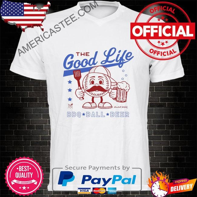 The good life – baseball bbq shirt
