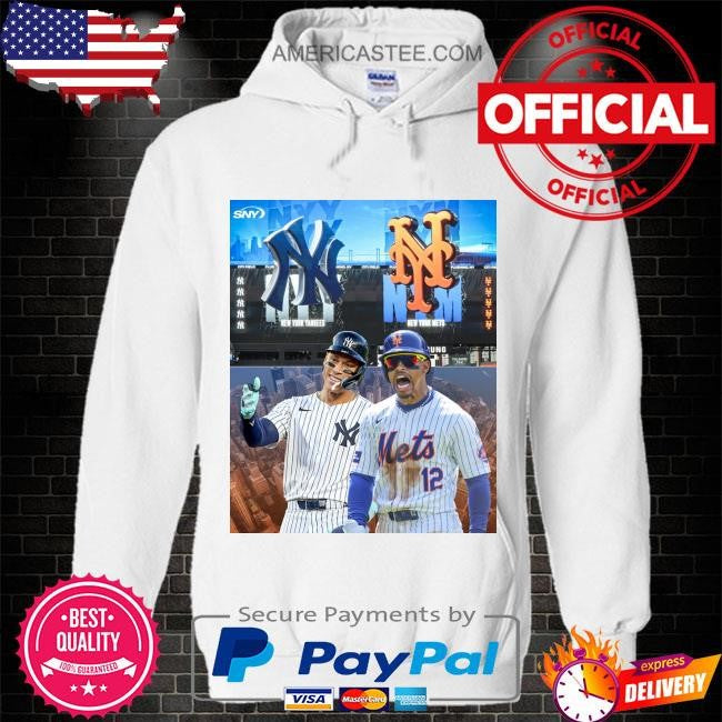 The mets and yankees will face off six times during the 2025 season in subway series action shirt
