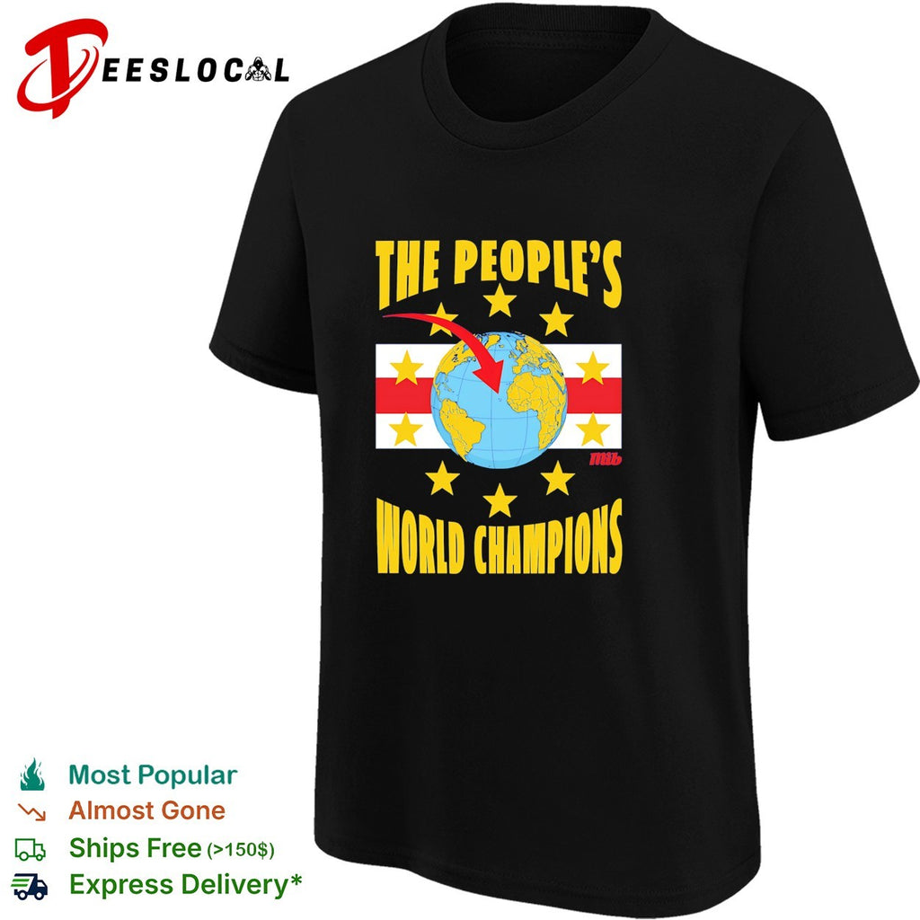 The people’s world champions globe shirt