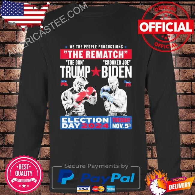 The rematch the don Trump and crooked joe biden election 2024 shirt