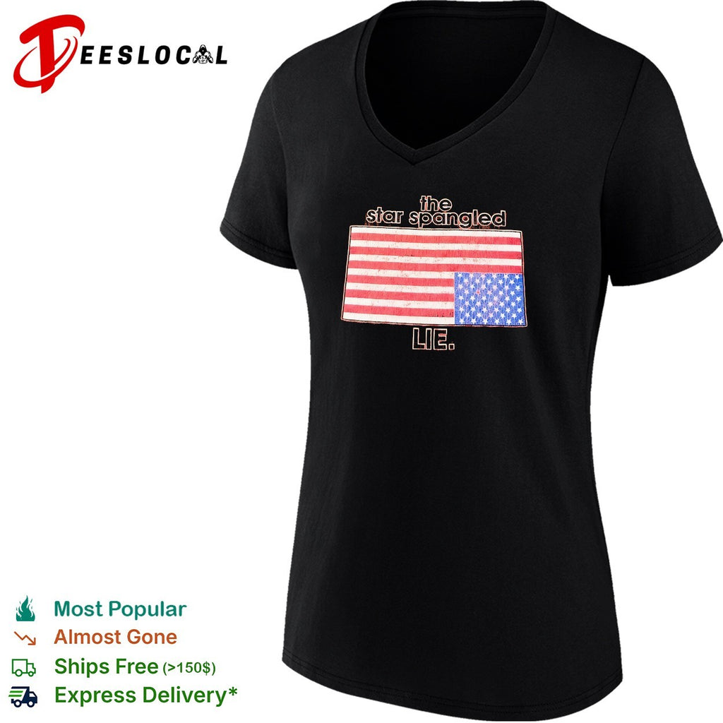 The star spangled lie American flag shirt