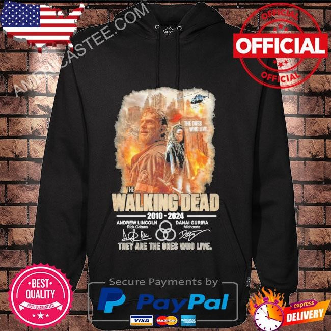 The walking dead 2010-2024 they are the one who live signatures shirt
