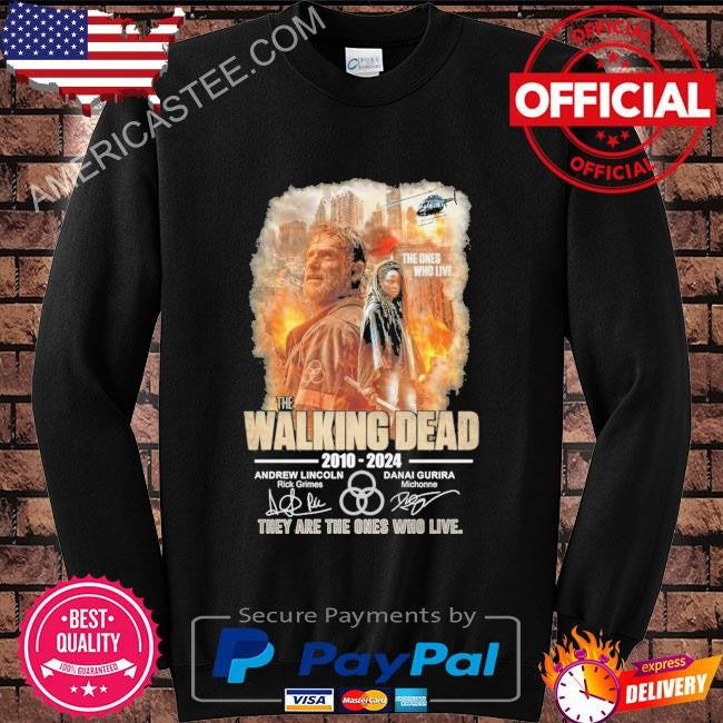 The walking dead 2010-2024 they are the one who live signatures shirt