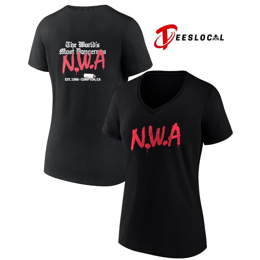 The world’s mosr dangerous NWA est 1987 logo shirt