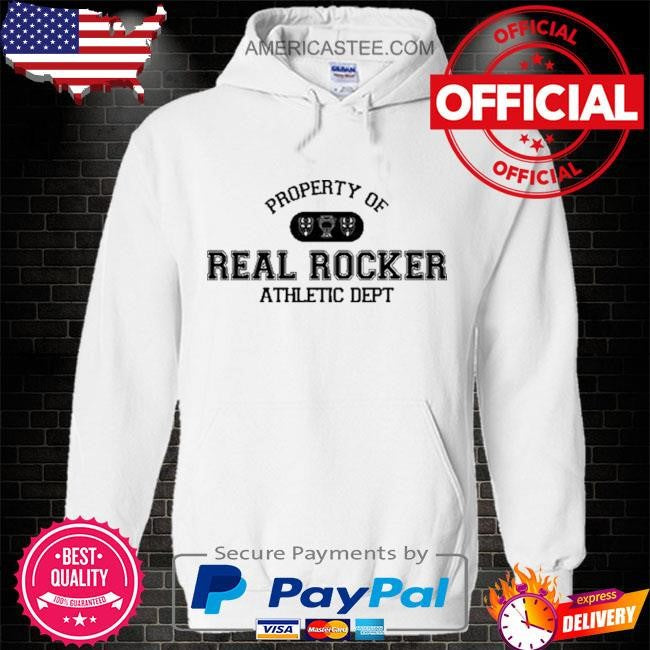 Thehometeam property of real rocker athletic dept shirt